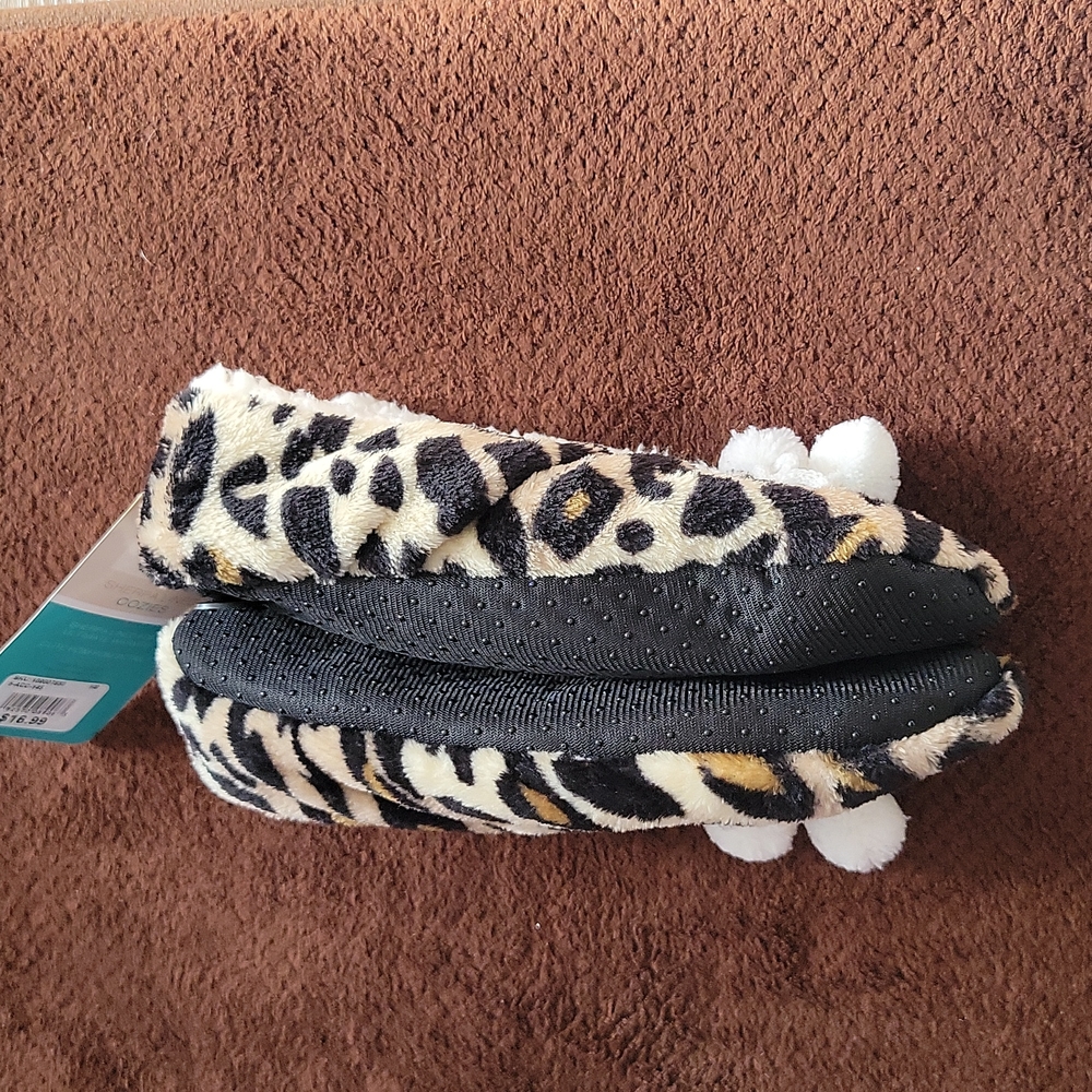 LEOPARD PRINT SLIPPERS - Picture 3 of 4
